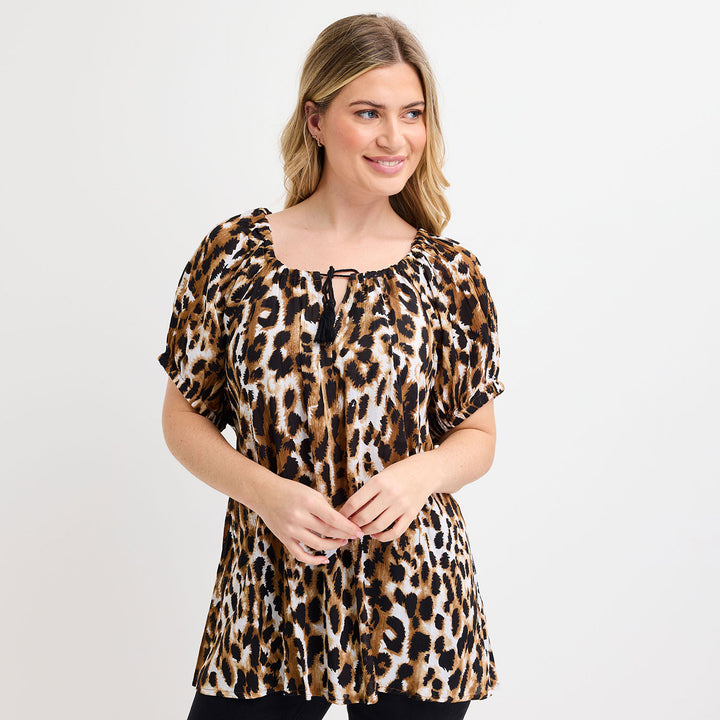 Ladies Leopard Top
