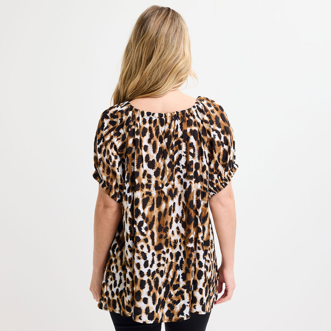 Ladies Leopard Top