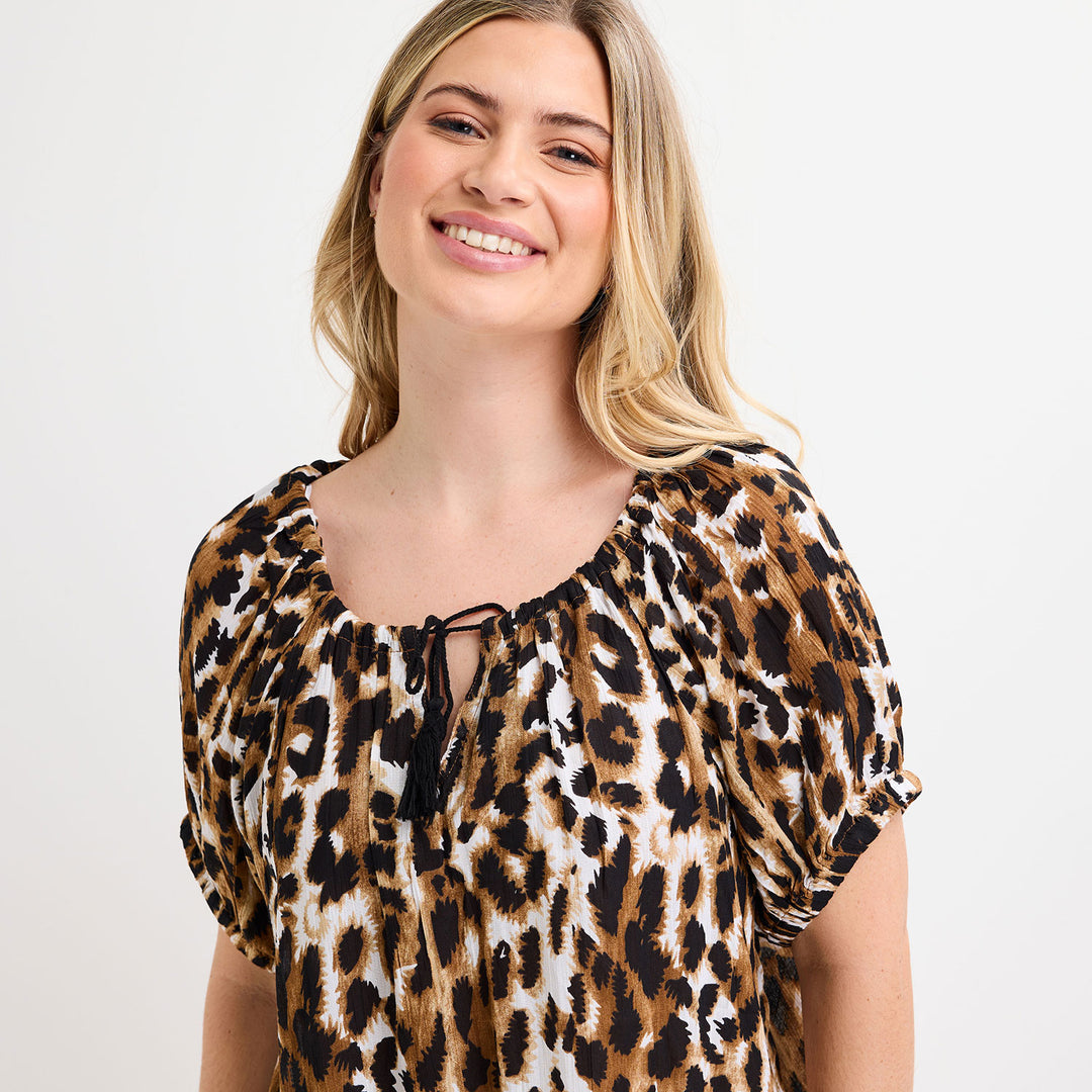 Ladies Leopard Top