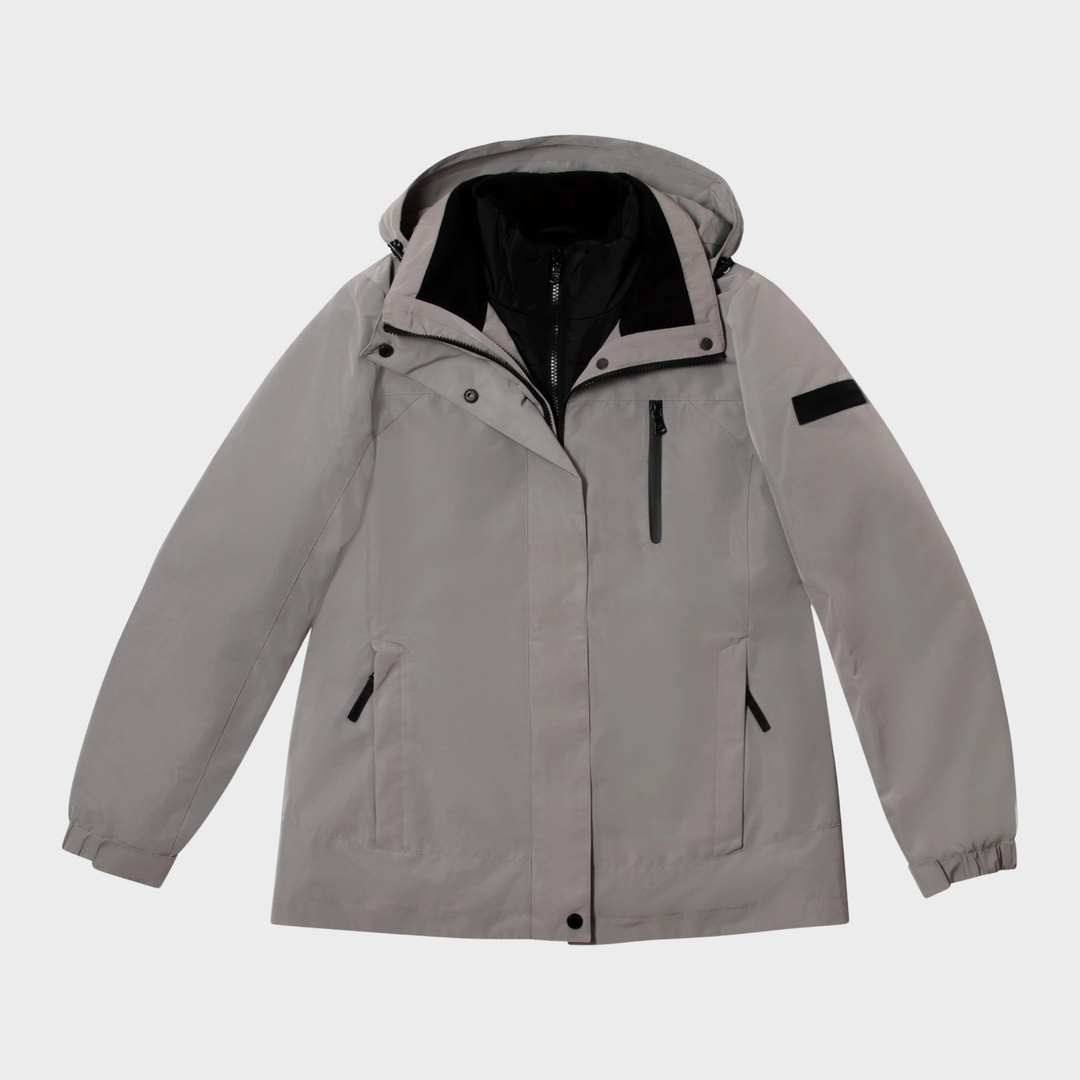 CK Grey 3IN1 Water Resistant Coat