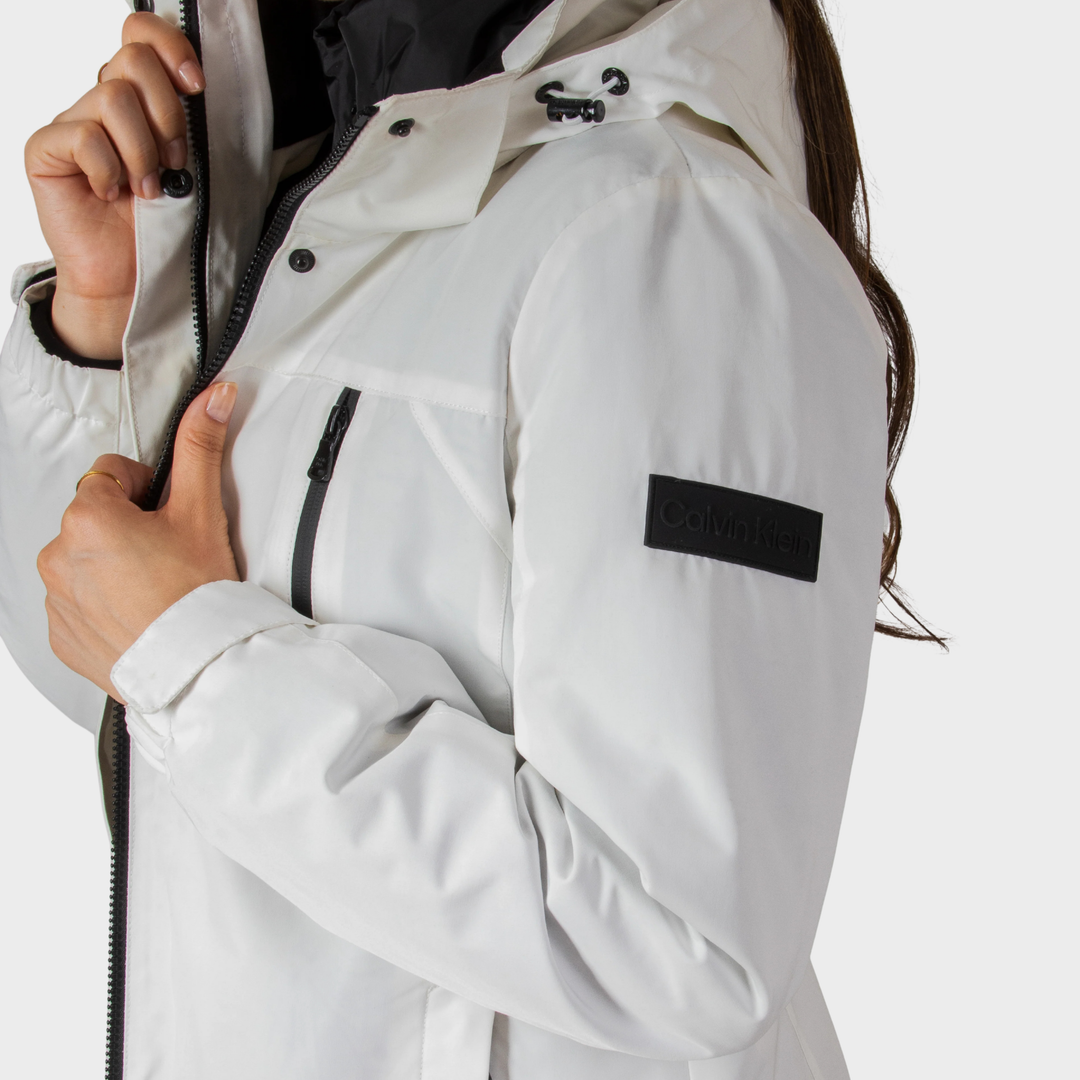 CK White 3IN1 Water Resistant Coat