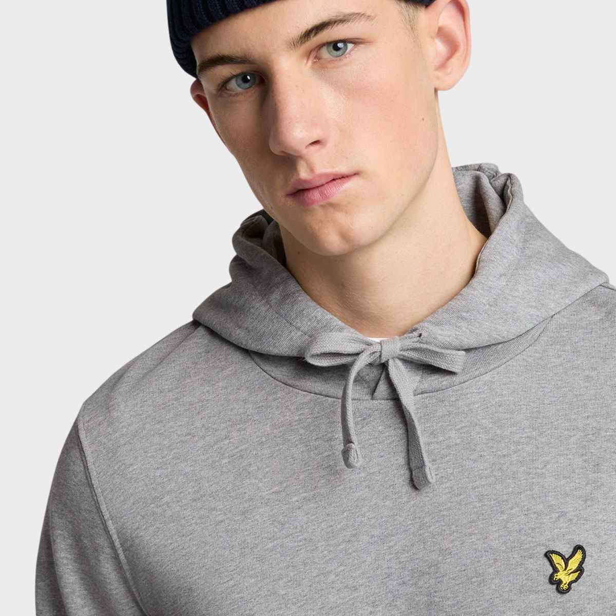Mens Light Grey Lyle & Scott Hoodie