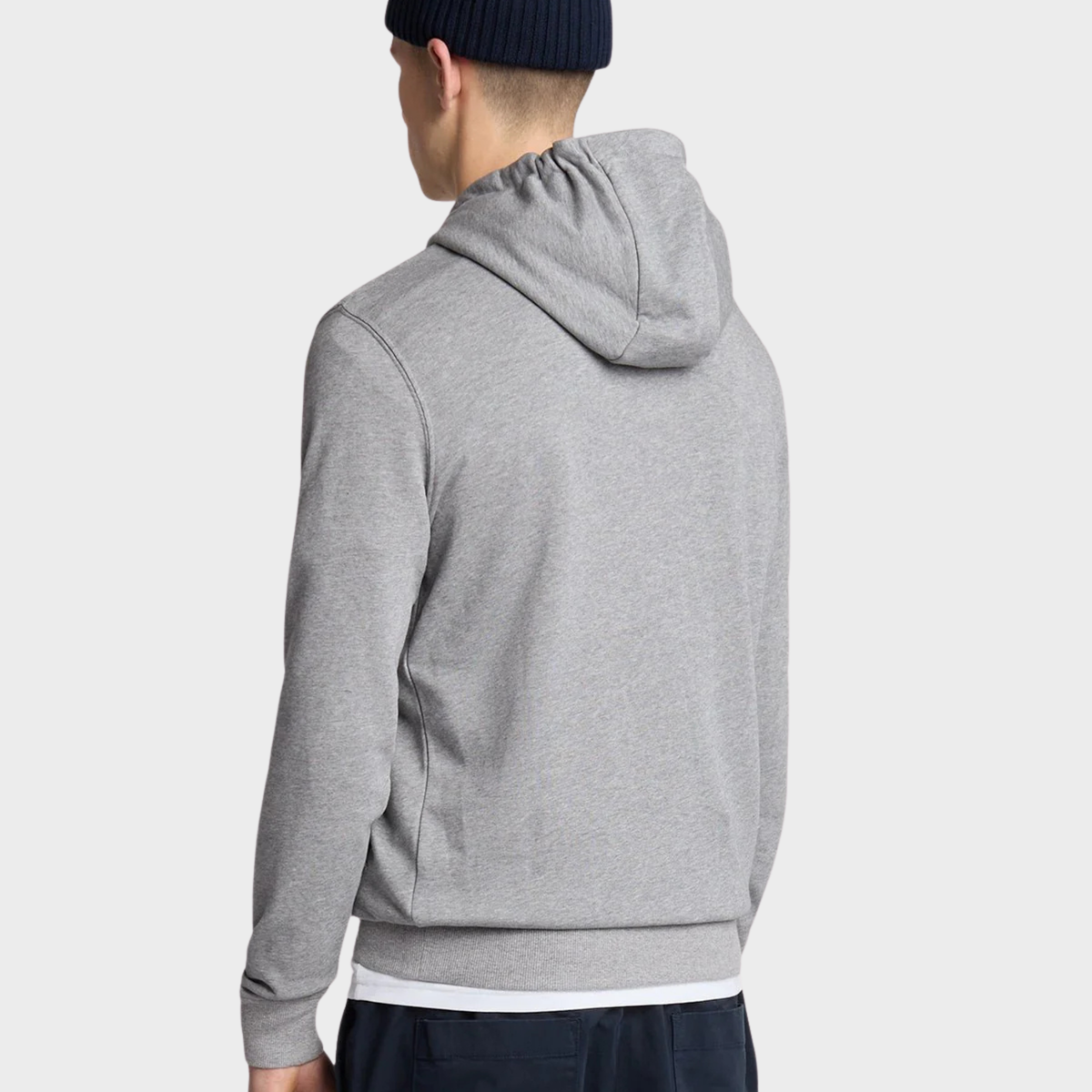 Mens Light Grey Lyle & Scott Hoodie
