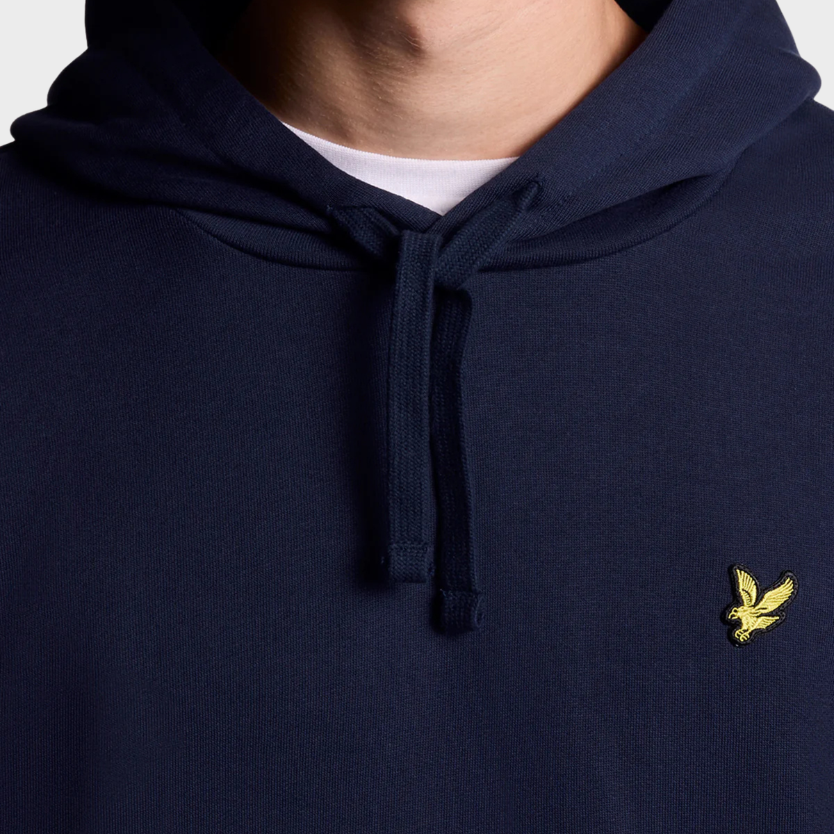 Mens Navy Contrast Lyle & Scott Hoodie