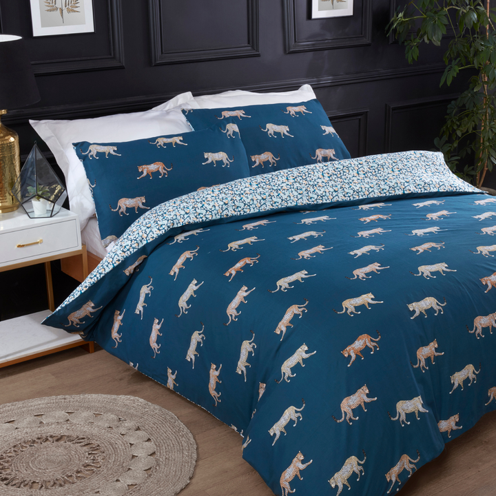 Sleepdown Leopard Motif Duvet Set