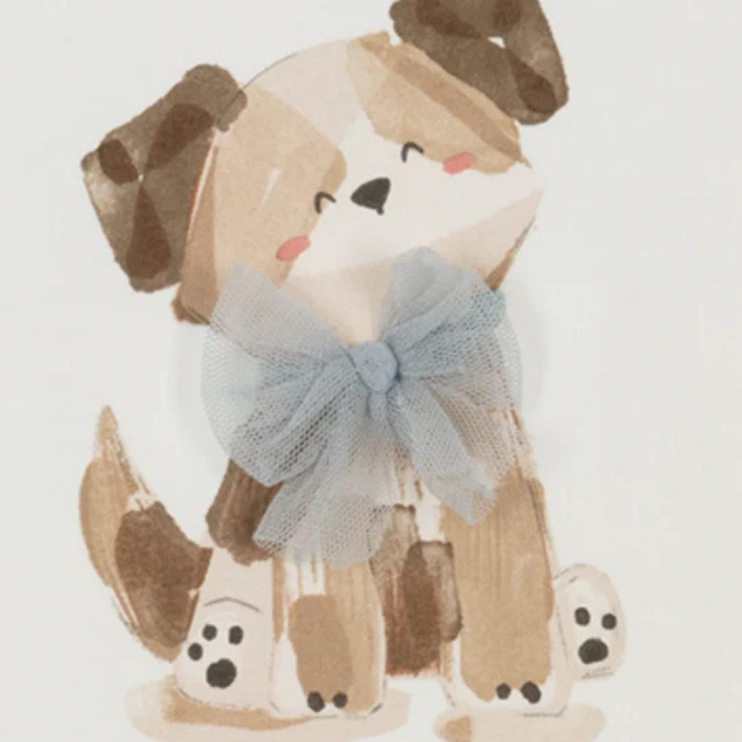 Girls Dog with Bow Top (6M - 4Y)