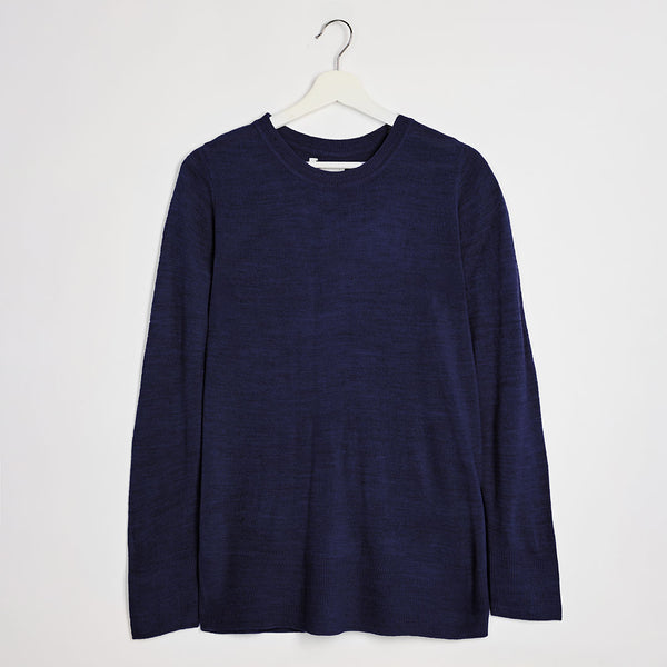 Ladies Navy Crew Jumper