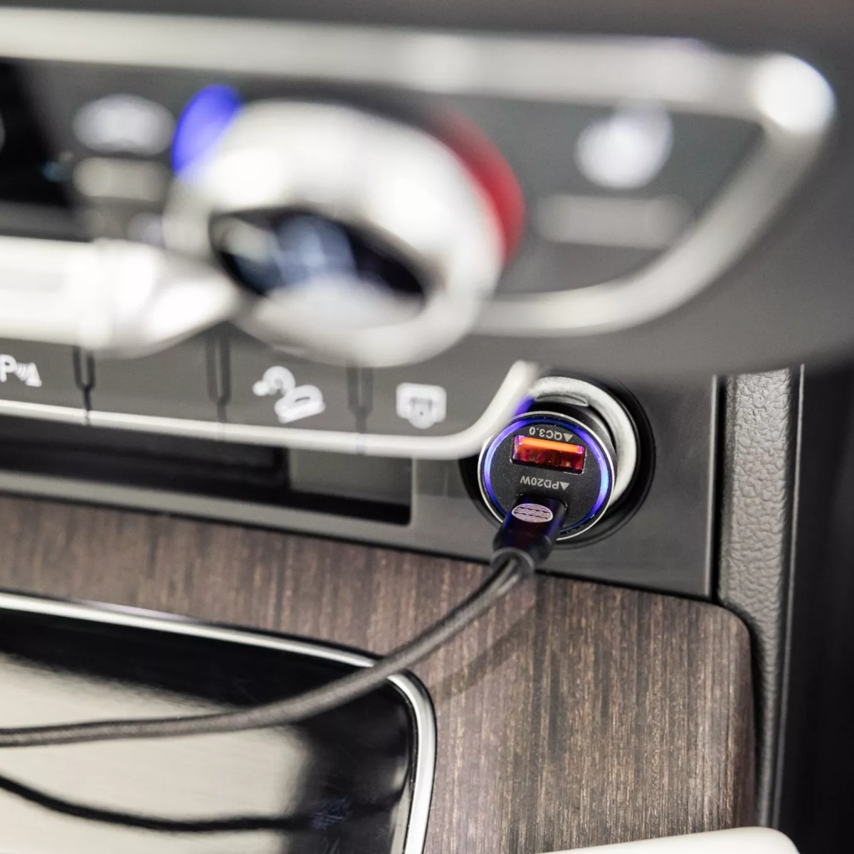 Our Pure Planet 36W USB-A + USB-C Car Charger