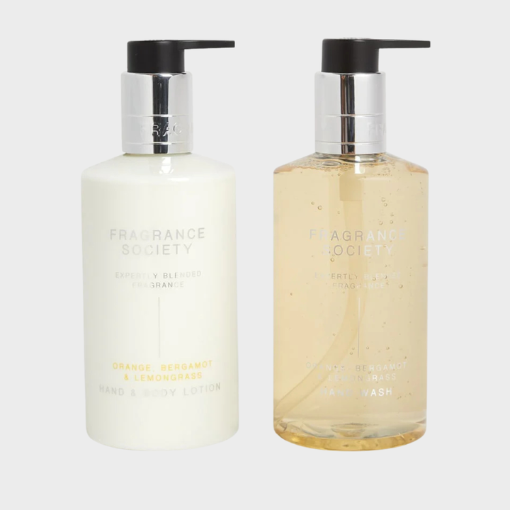 Orange, Bergamot and Lemon Grass Hand Wash and Lotion Set