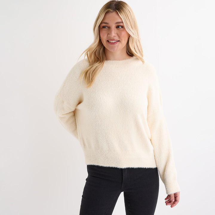 Ladies French Connection Soft Fluffy Jumper