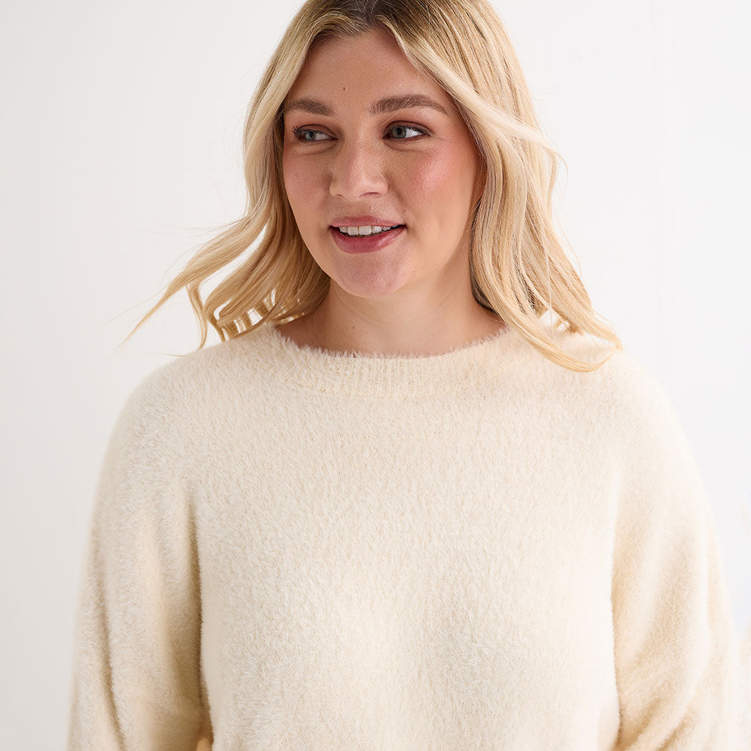 Ladies French Connection Soft Fluffy Jumper