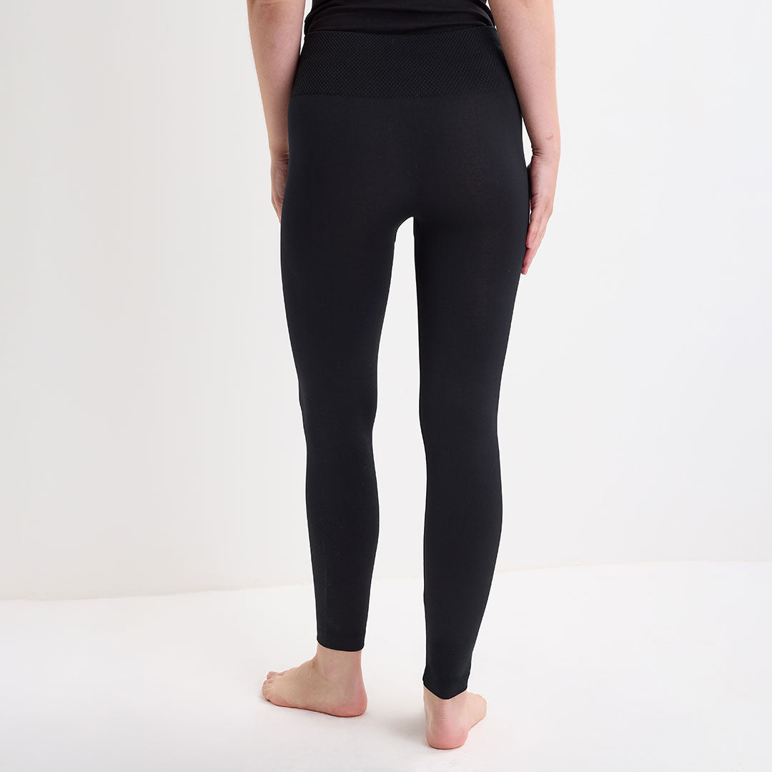Black High Waisted Fleece Lined Leggings