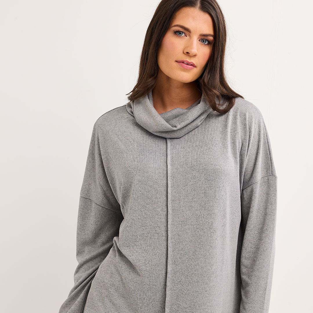 Ladies Cowl Neck Seam Front Top from You Know Who's