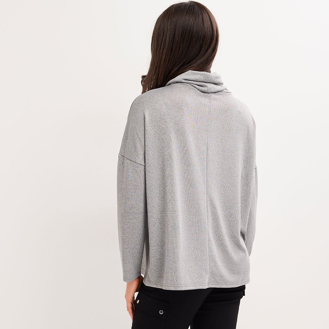 Ladies Cowl Neck Seam Front Top from You Know Who's