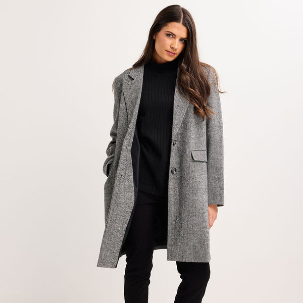 Ladies Checked Coat