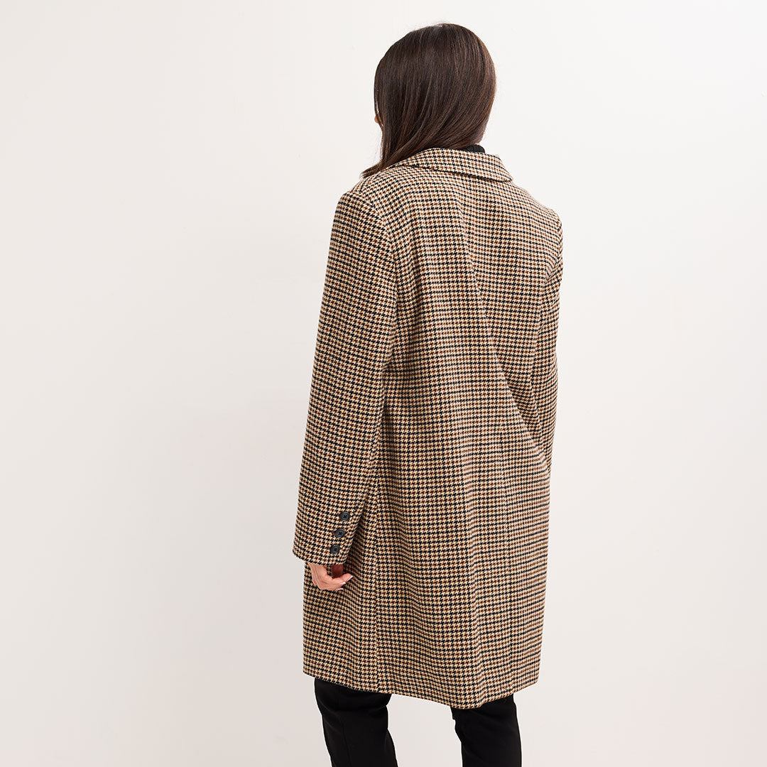 Ladies Checked Coat