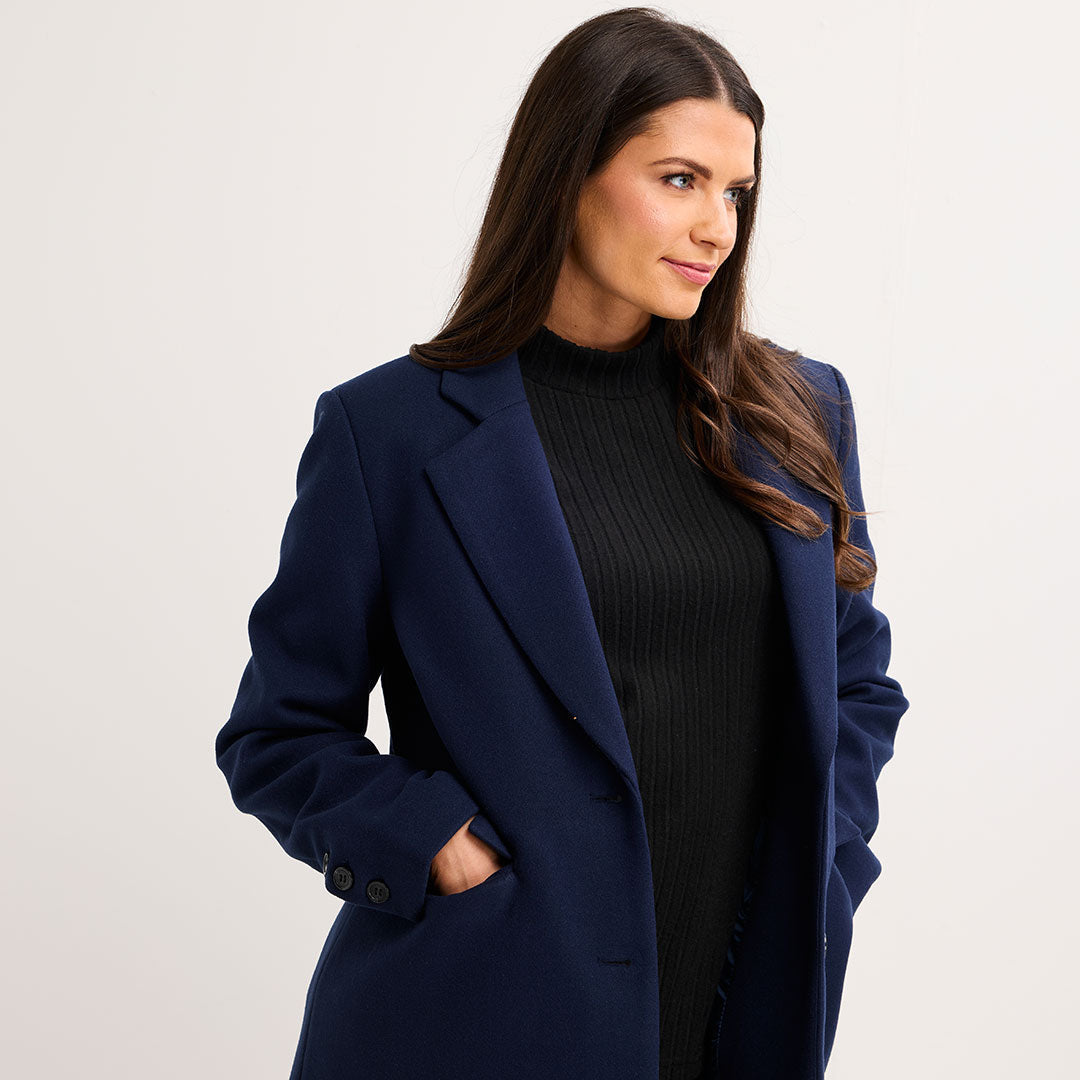 Ladies Single Breasted Formal Coat