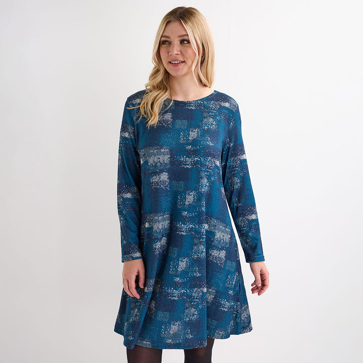 Ladies Patchwork A-line Dress