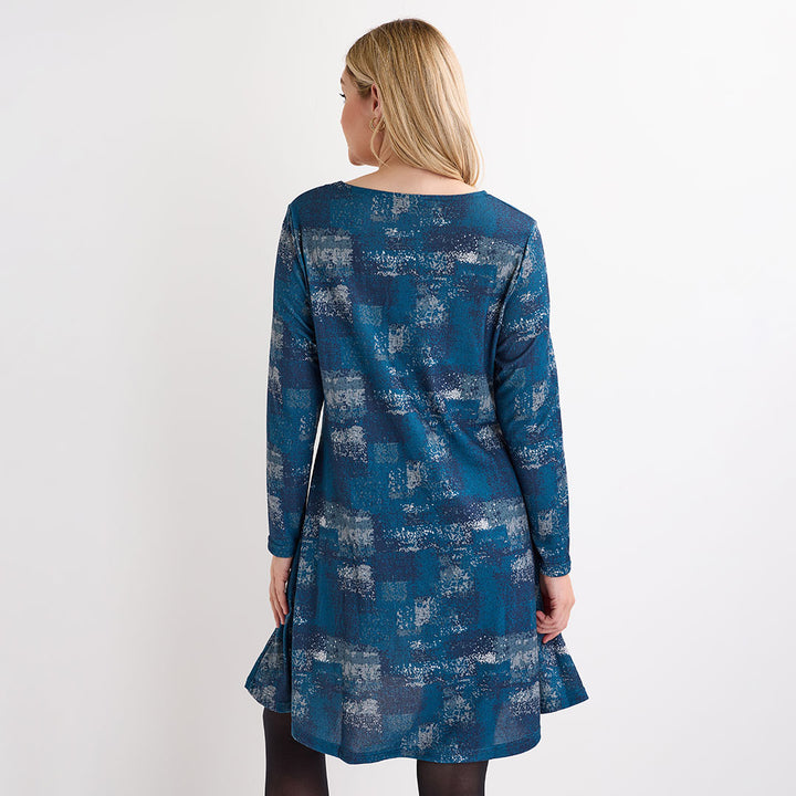 Ladies Patchwork A-line Dress