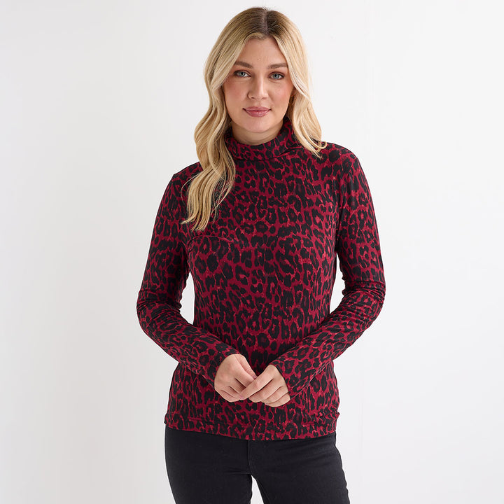 Ladies Soft Touch Roll Neck