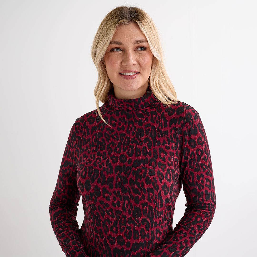 Ladies Soft Touch Roll Neck