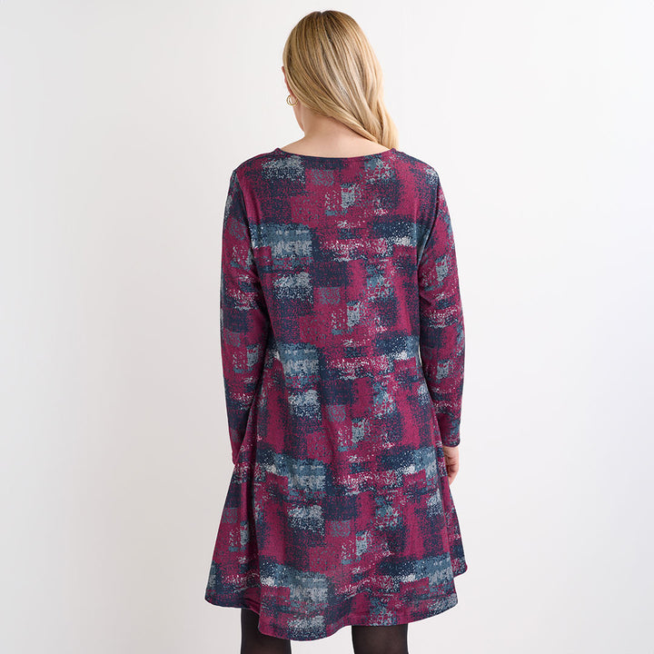 Ladies Patchwork A-line Dress