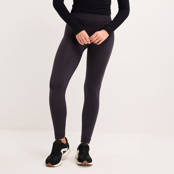 Ladies Charcoal Fleece Lined Leggings (Copy)