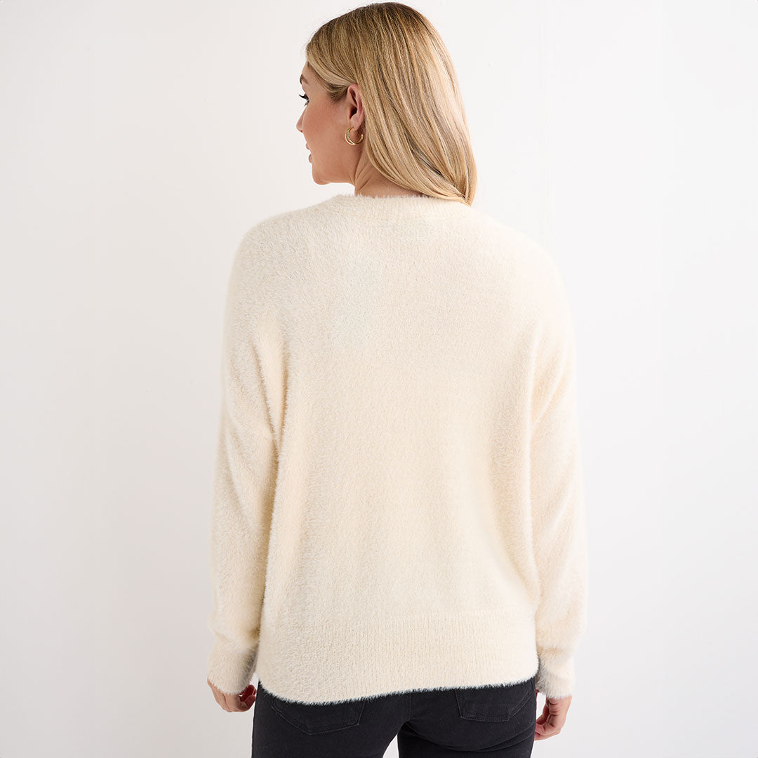 Ladies French Connection Soft Fluffy Jumper