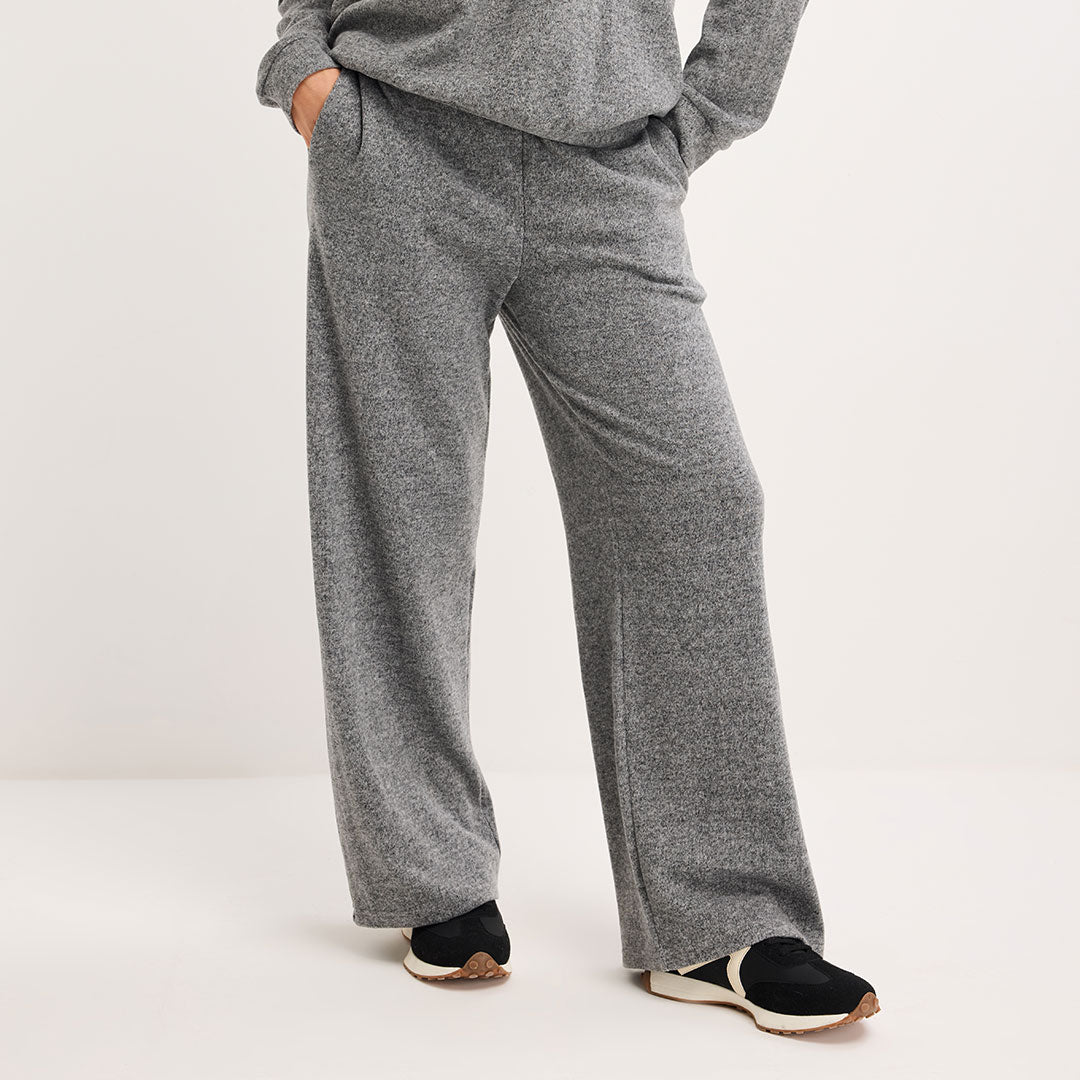 Ladies Viscose Melange Trouser