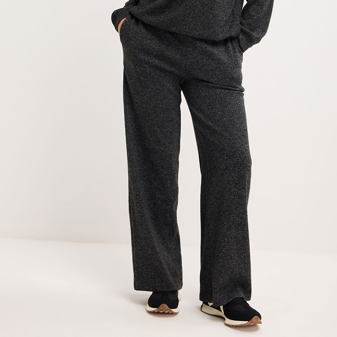 Ladies Viscose Melange Trouser