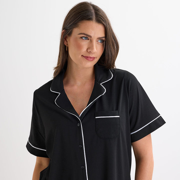 Ladies Short Black P Pj