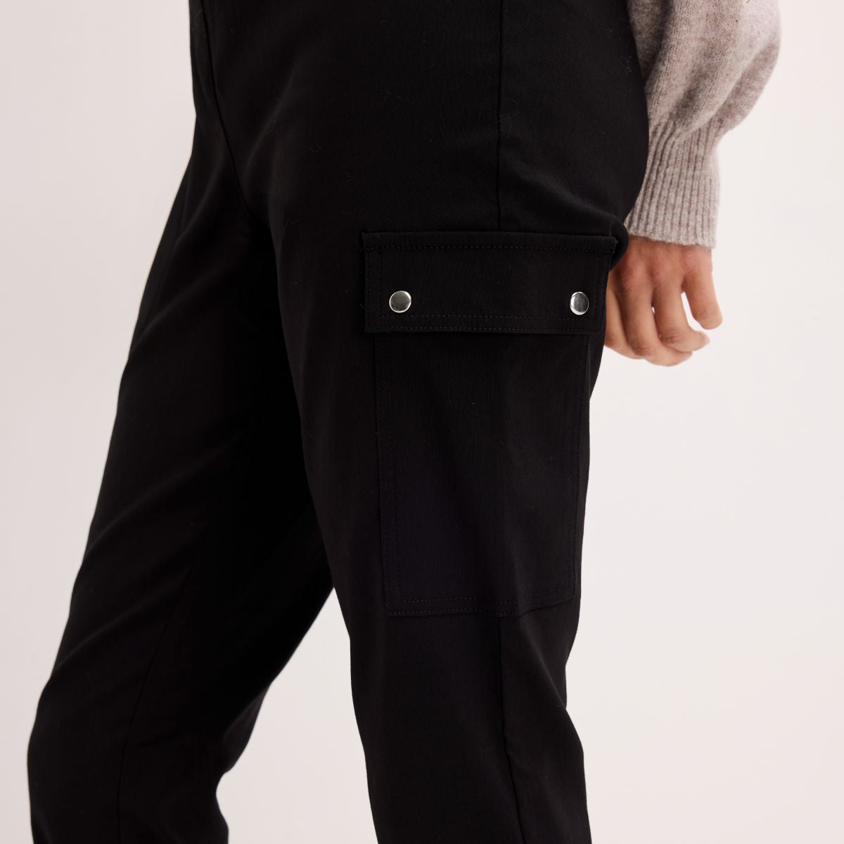 Ladies Black Bengaline Combat Trouser