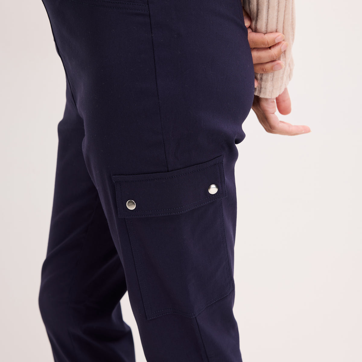 Ladies Navy Bengaline Combat Trouser