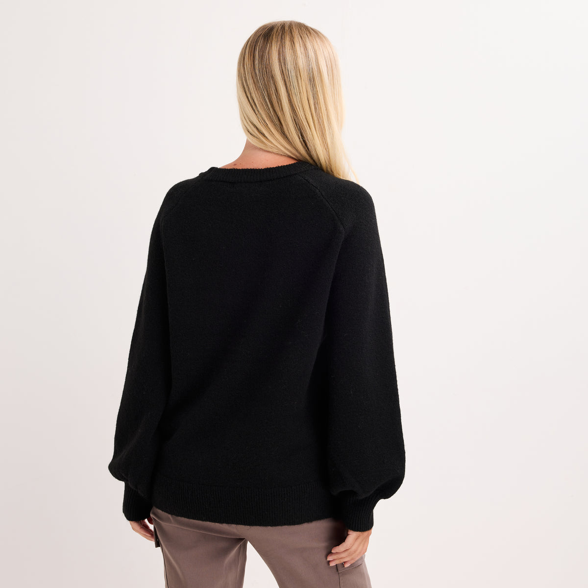 Ladies Lurex Pattern Jumper