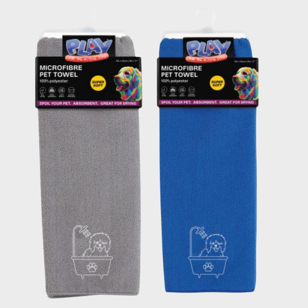 Microfibre Pet Towel 92 x 46cm Assorted Colour