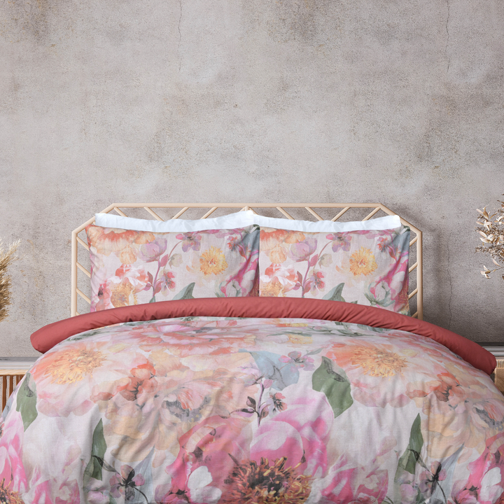 Sleepdown Large Floral Pure Duvet Set