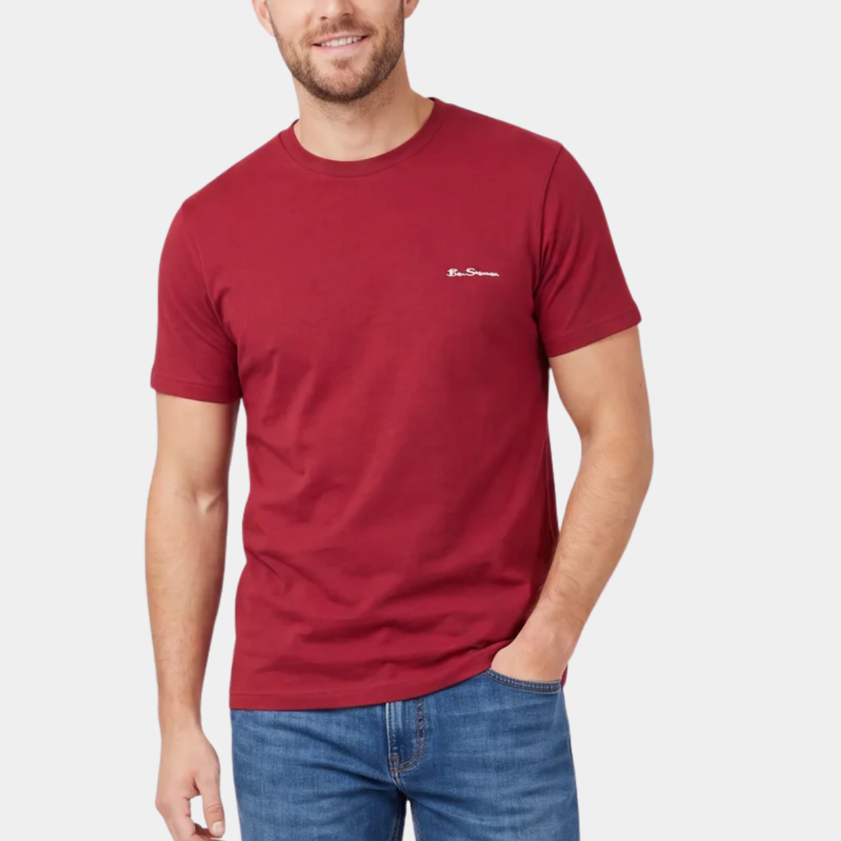 Men's Red Ben Sherman T-shirt