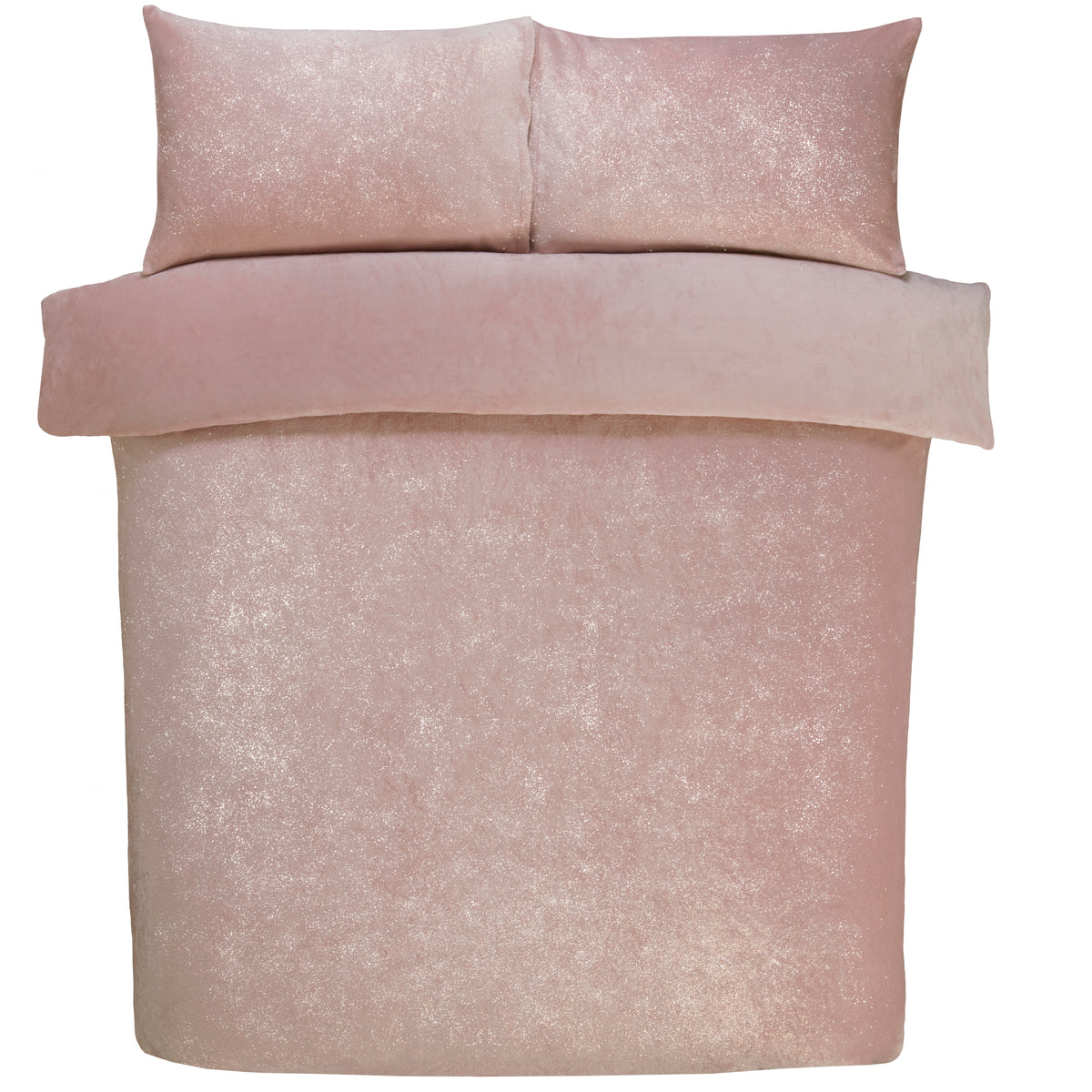 Sleepdown Glitter Foil Fleece Duvet Set
