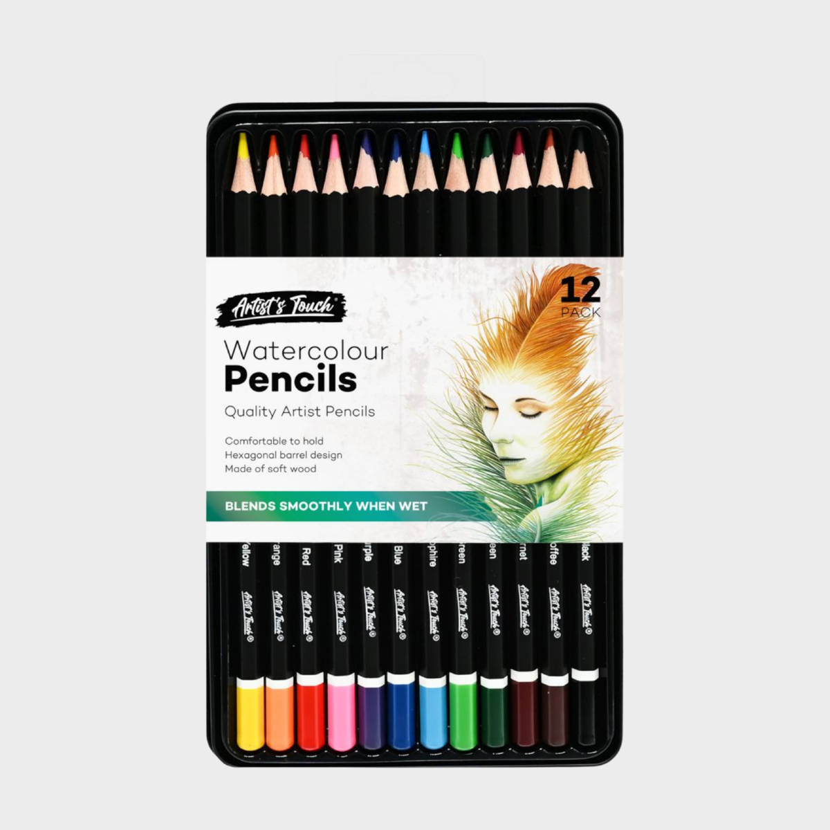 Artist Touch WaterColours Pencils 12 Pack