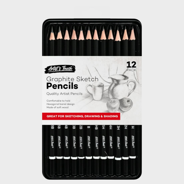 Artist Touch Graphite Sketch Pencils 12 Pack