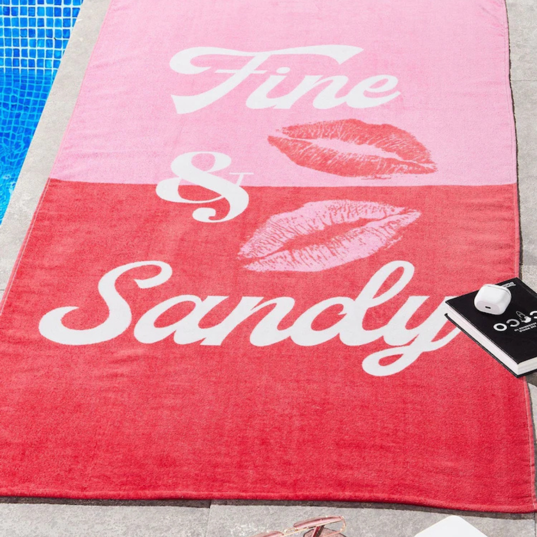 Sassy B Fine And Sandy Beach Towel