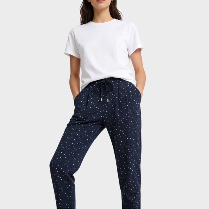 Ladies Viscose Printed Trousers