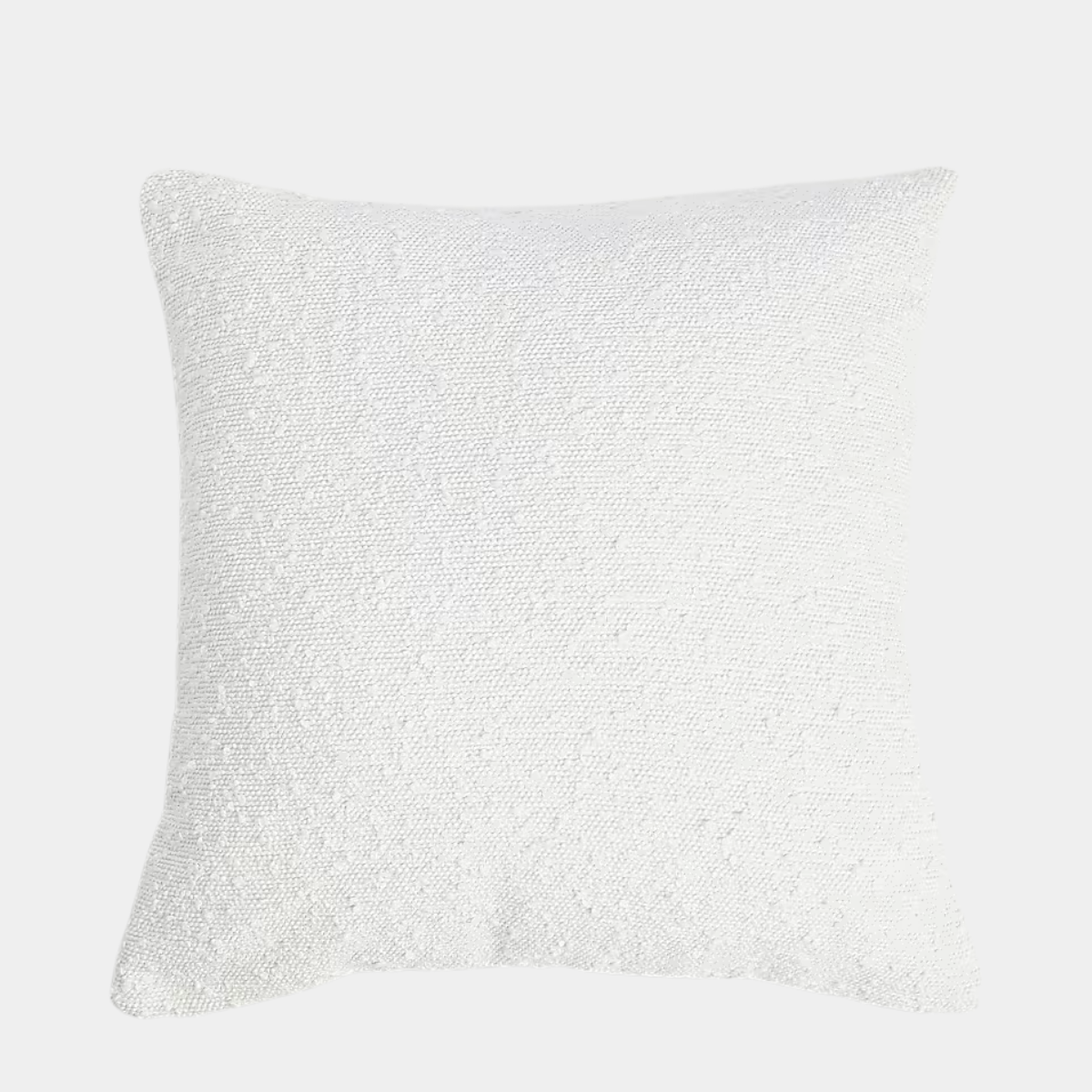 Cream Textured Boucle Cushion
