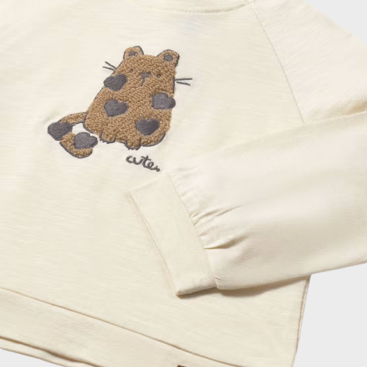 Girls Mouse Applique Top (6M - 4Y)