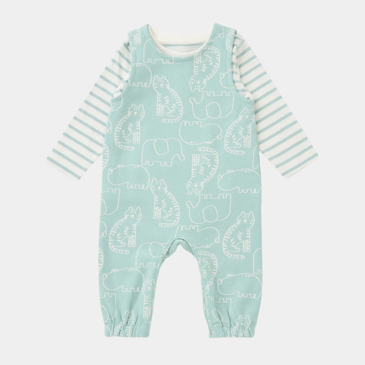 Babies 2pce Dungaree Set
