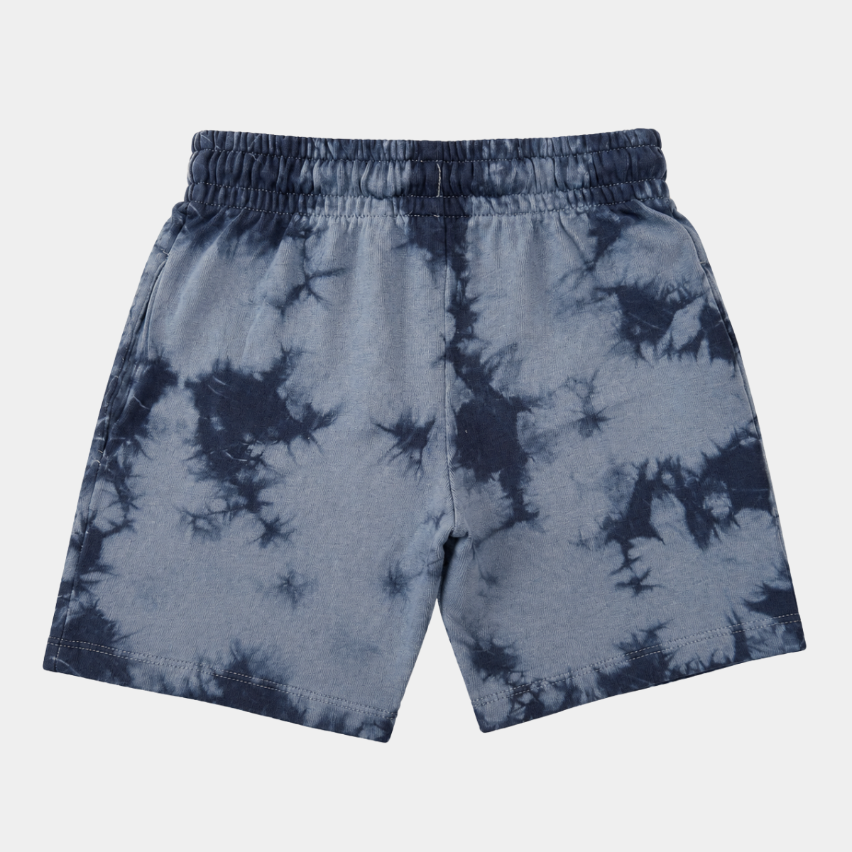 Black Tye Dye Printed Jersey Shorts
