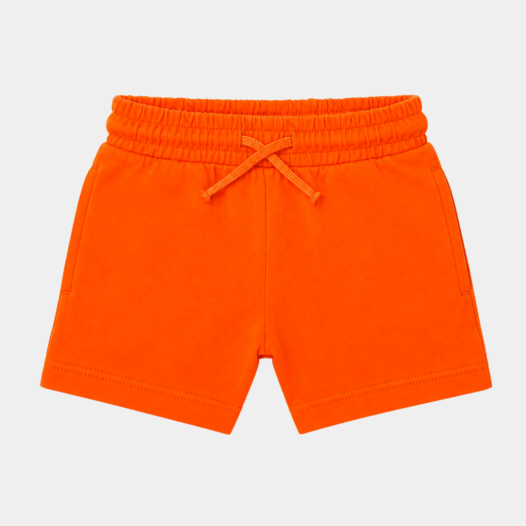 Kids Orange Jersey Shorts