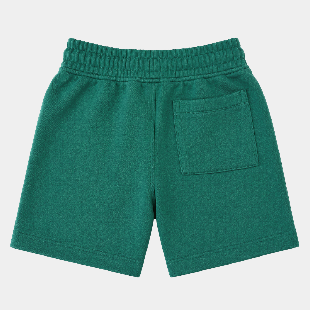 Teal New York Printed Jersey Shorts