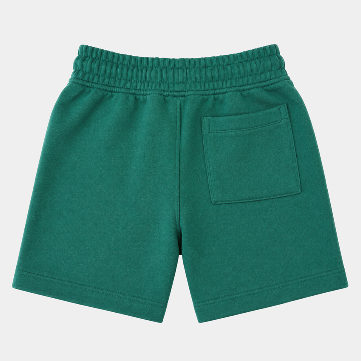 Teal New York Printed Jersey Shorts