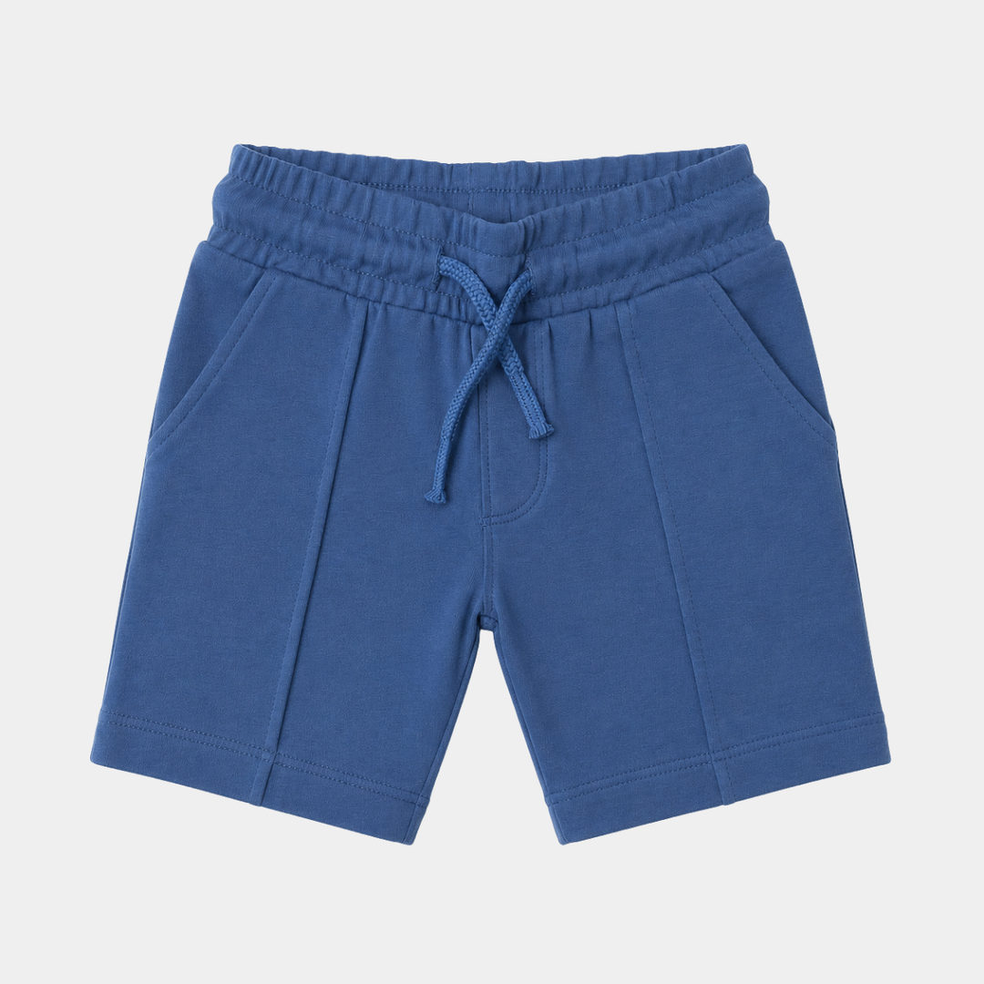 Kids Navy Jersey Shorts
